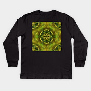 Magnificent fractal mandala Kids Long Sleeve T-Shirt